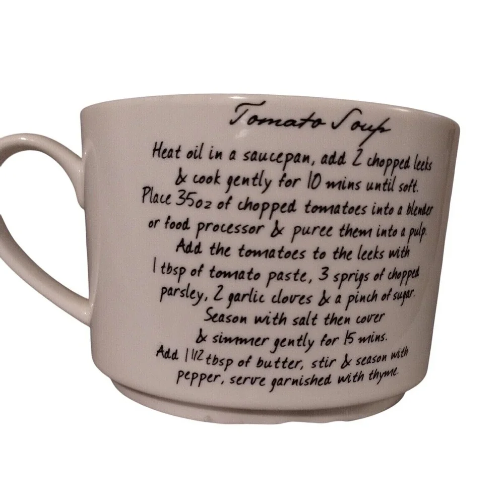 Recipe Mug‎ Tomato Soup Recipe Graphic Novelty Coffee Cup Tea Mug